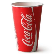 Coca-Cola Paper Cup 200ml, Krt. 2500Stck