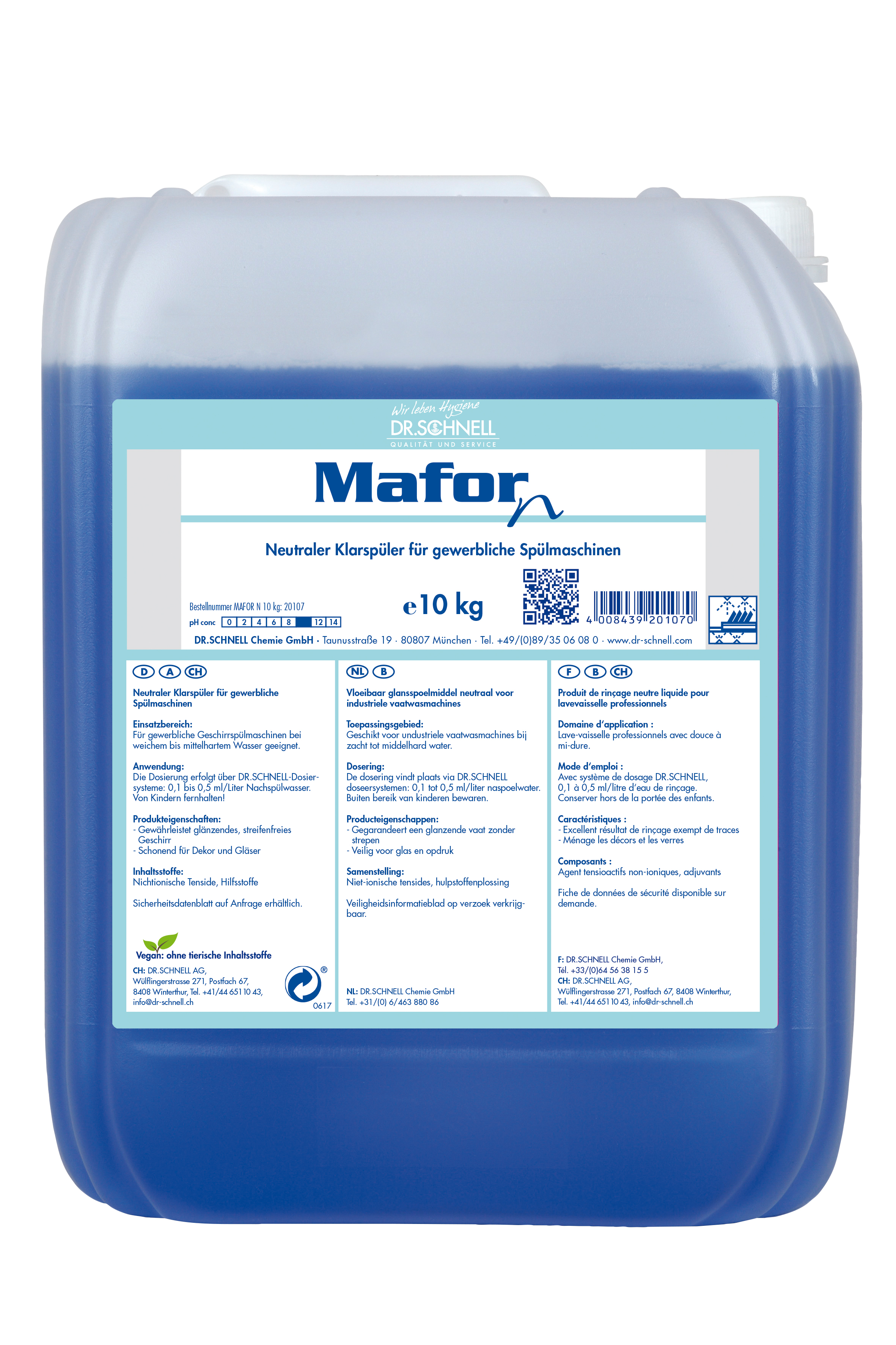 MAFOR-Klarspüler N, 10 Ltr.,Dr. Schnell