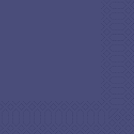 Servietten 33x33 cm  3lag 1/4 dunkelblau,4x250 Stk, Duni