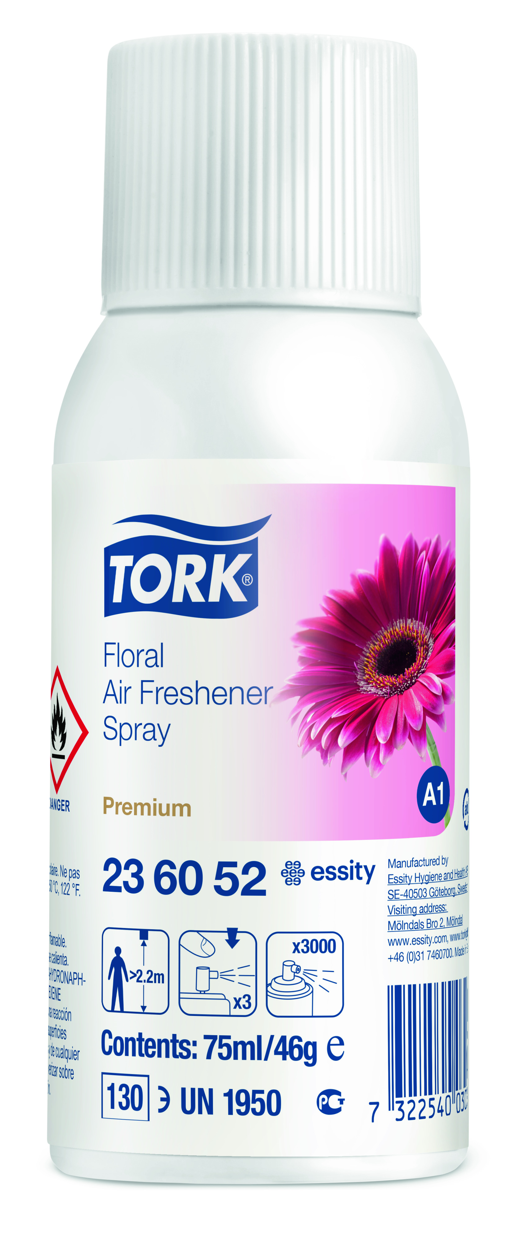 Tork Premium Duftpatrone, Floral,75ml -236052-