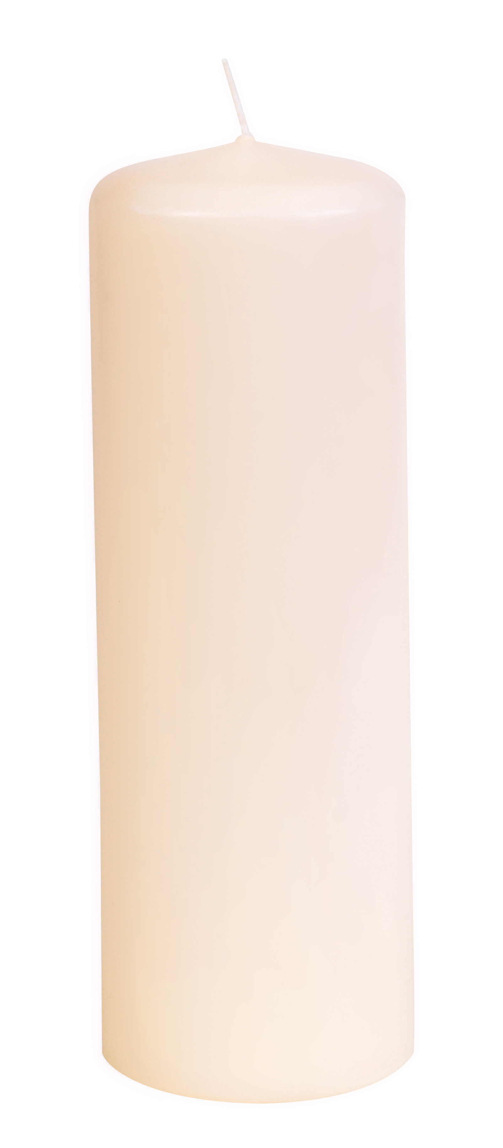Stumpenkerzen champagner  200x68mm ,12 Stk./Krt, Gies -248038-14-
