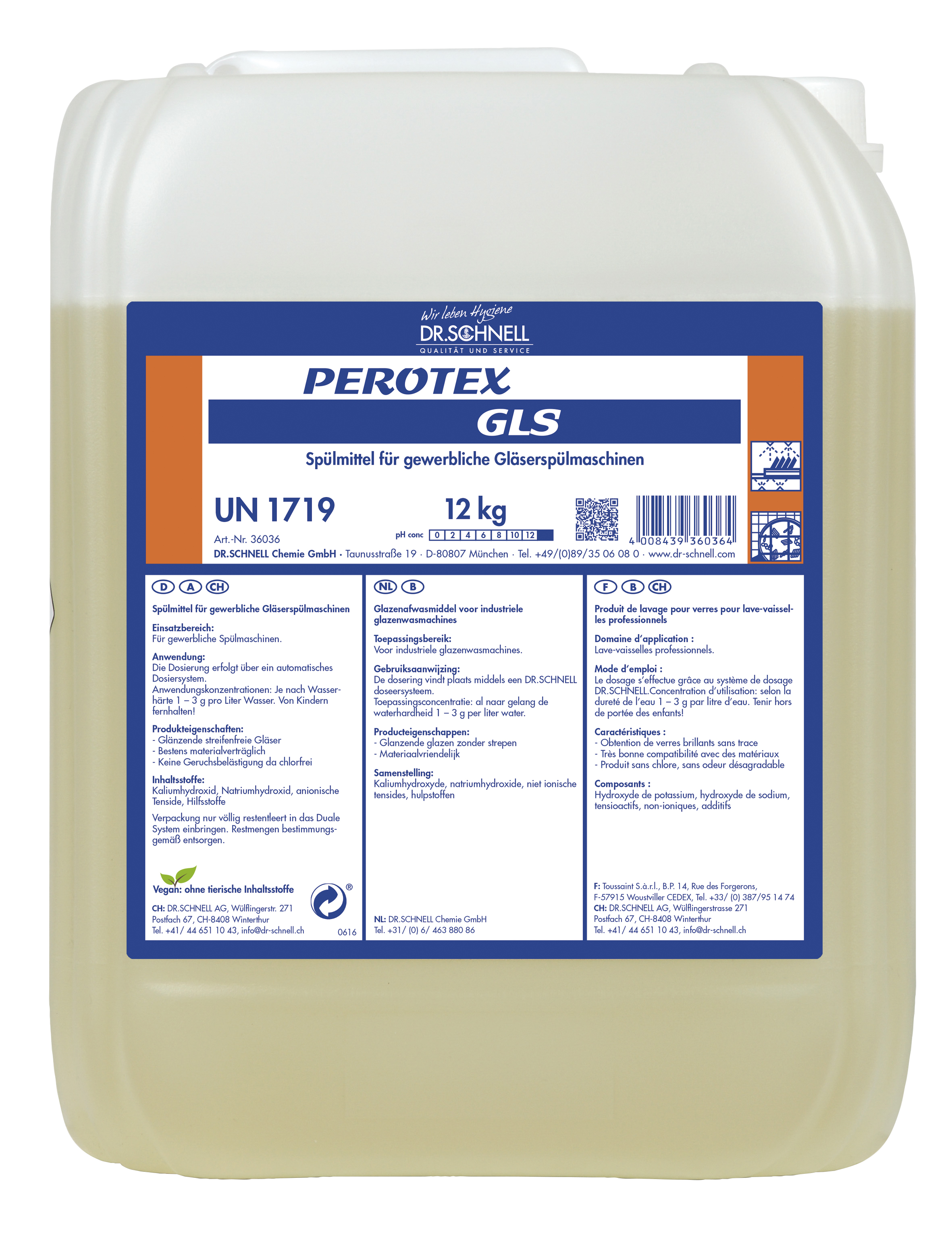 PEROTEX GLS Gläserspülmittel 12kg