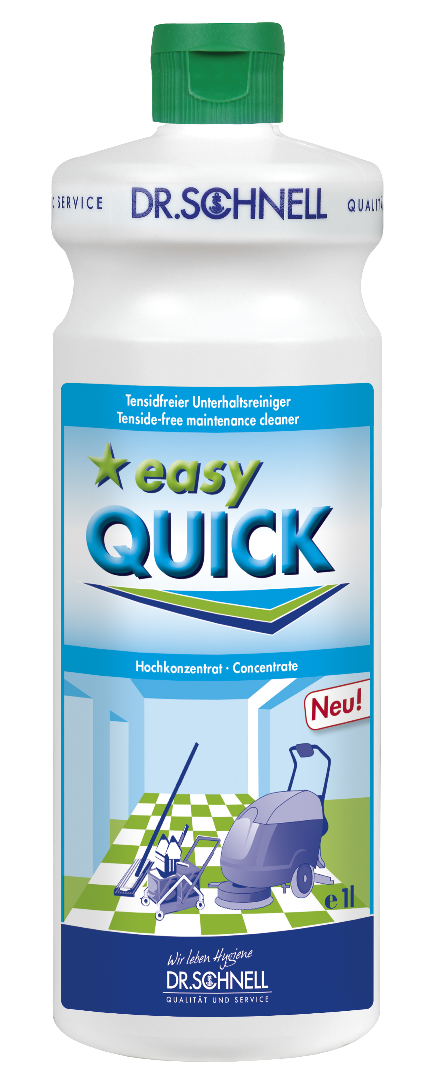 Easy Quick Konzentrat tensidfreier Reiniger,für alle wasserfesten Oberflächen 1l