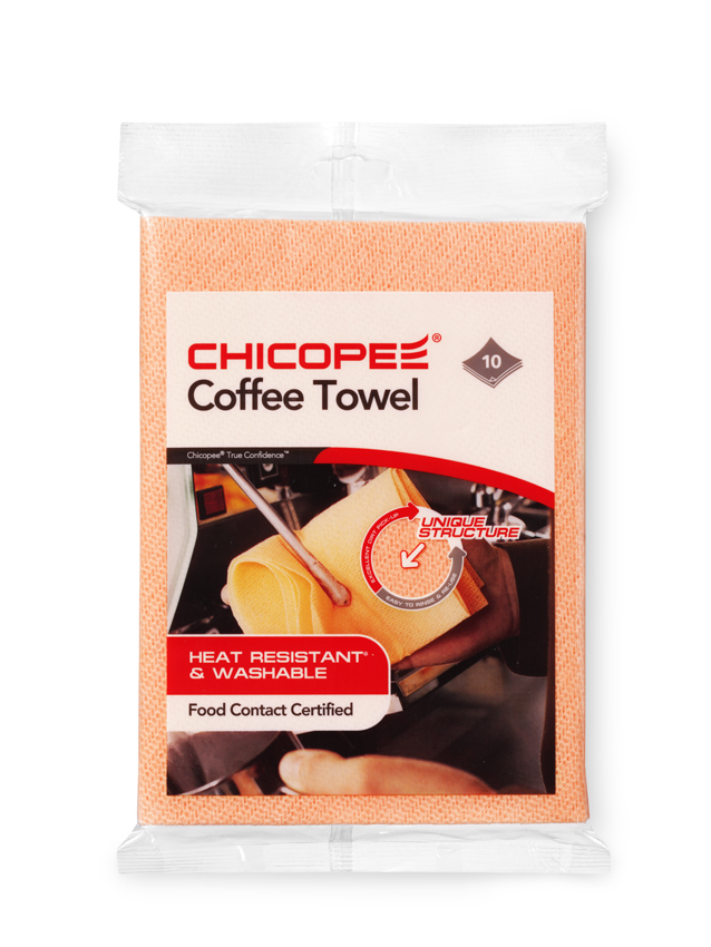 Chicopee Coffee Towel orange,für Milchaufschäumdüse,10 Stk./VE